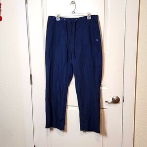 Womens Landau FX Scrub Pants Navy Blue